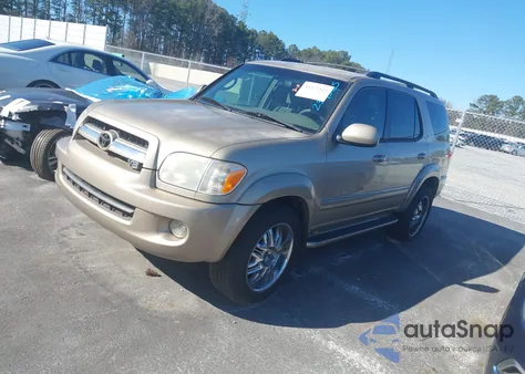 2005 Toyota Sequoia Sr5 V8 z USA, uszkodzony, nr VIN 5TDZT34A35S239565